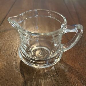VTG 1930-40’s Kellogg’s Promo Correct Cereal Creamer Depression Glass Pitcher